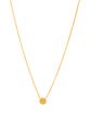 14K GOLD CLASSIC SMALL DISC NECKLACE