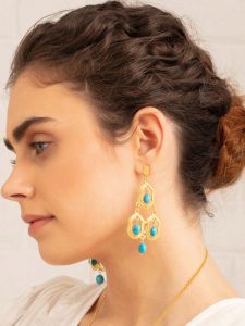 Chunky Turquoise earrings